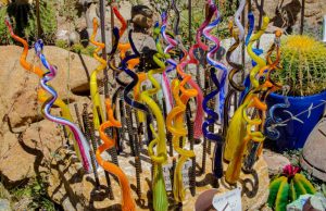 Blown Glass Yard Art